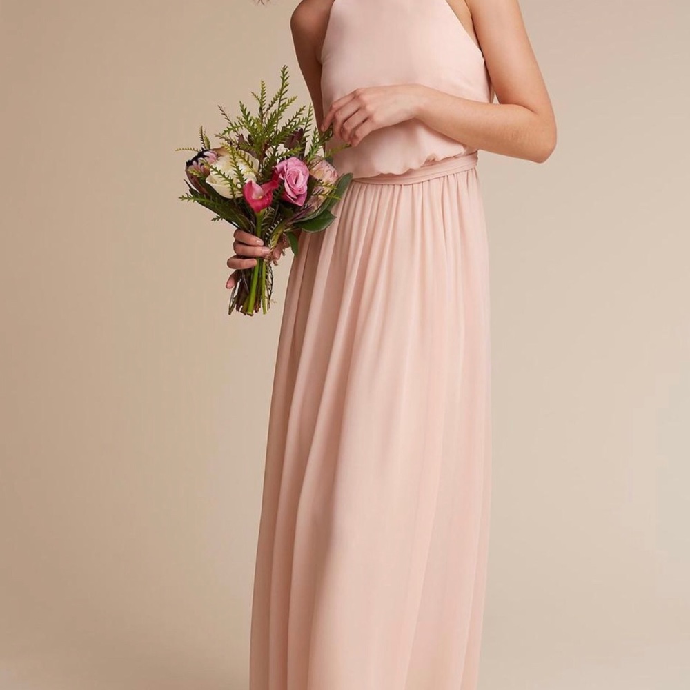Donna Morgan blush gown